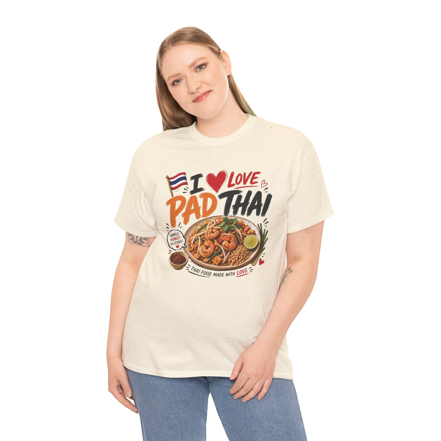 I Love Pad Thai Unisex Heavy Cotton Tee