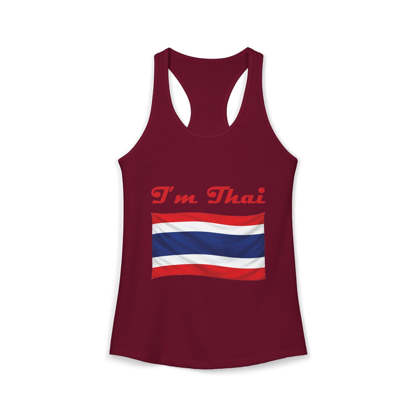 I'm Thai, of course I eat durian Women's Ideal Racerback Tank