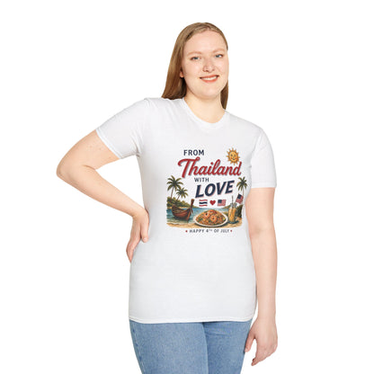 From Thailand With Love. 4th of July Unisex Tee