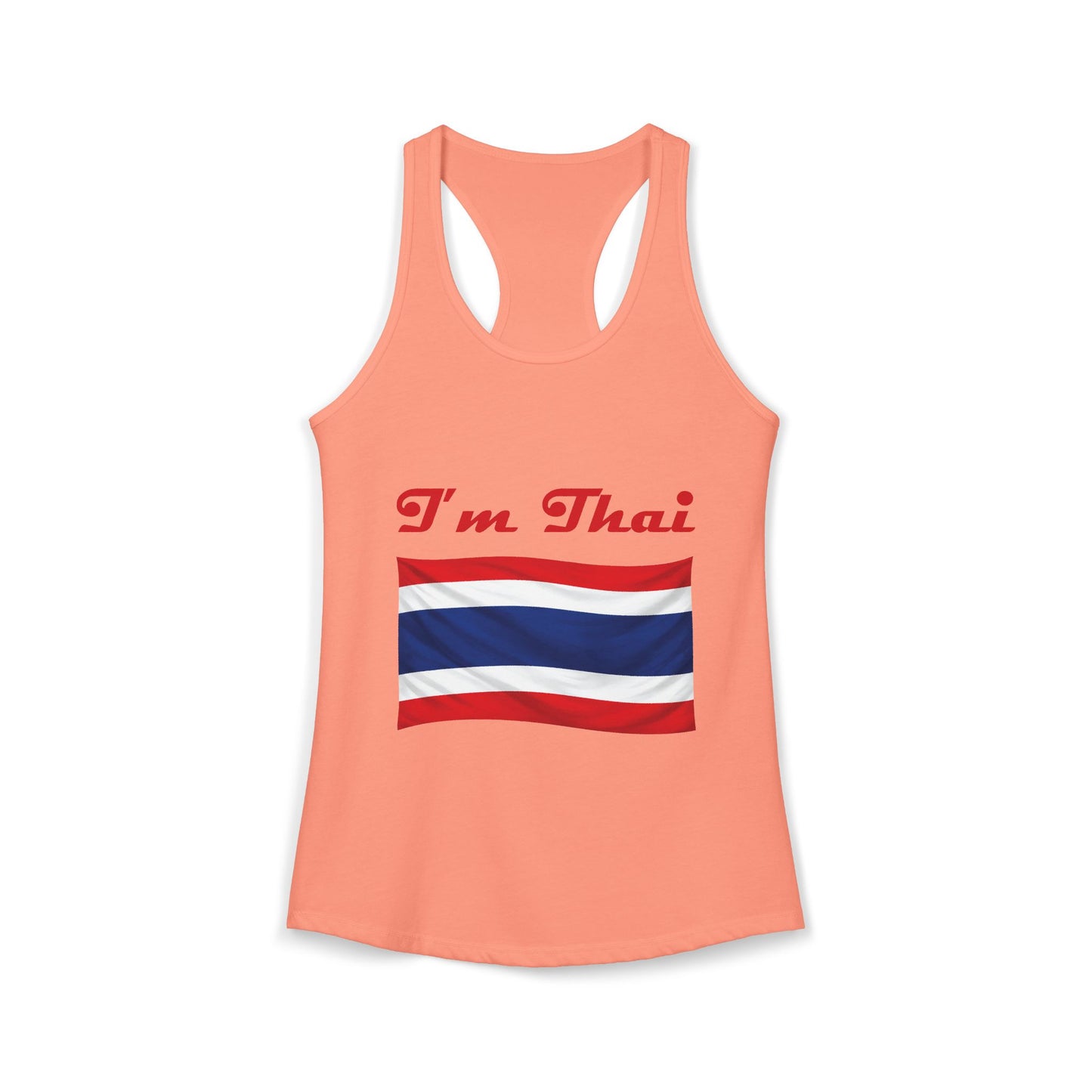 I'm Thai, of course I eat durian Women's Ideal Racerback Tank