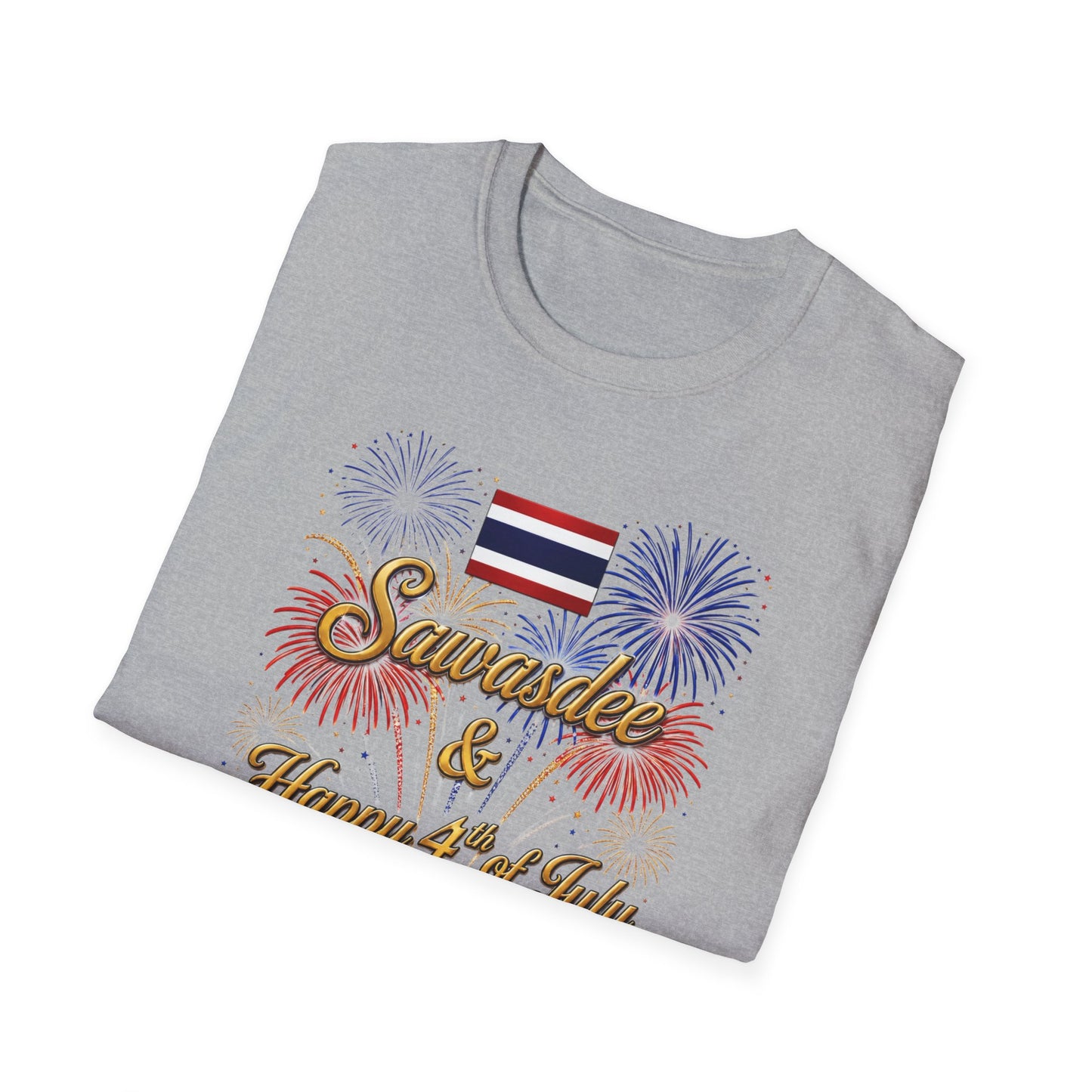 Sawasdee & Happy 4th of July Tee
