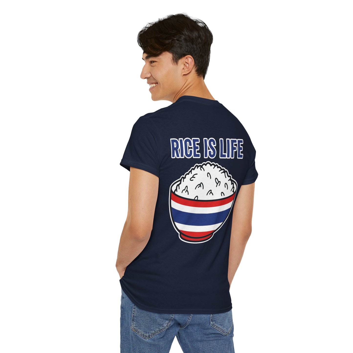 Rice is Life (Back) Heavy Cotton Tee