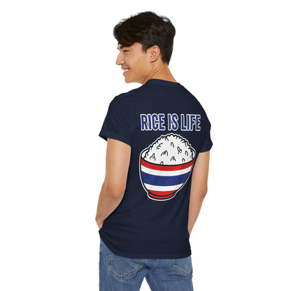 Rice is Life (Back) Heavy Cotton Tee