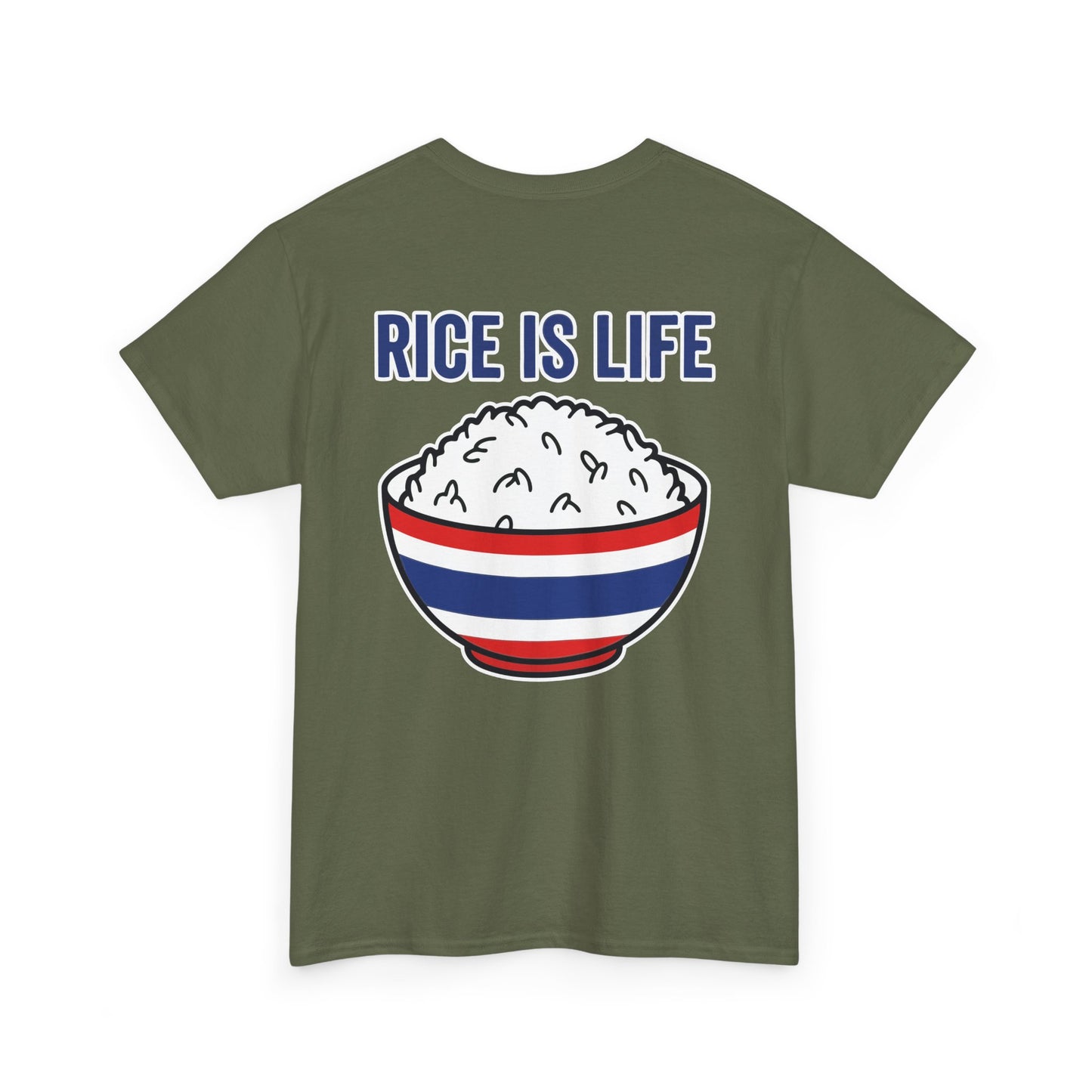 Rice is Life (Back) Heavy Cotton Tee