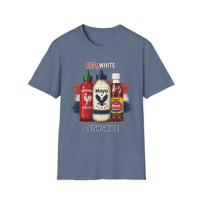 Red, White & Fish Sauce Unisex SoftStyle Tee