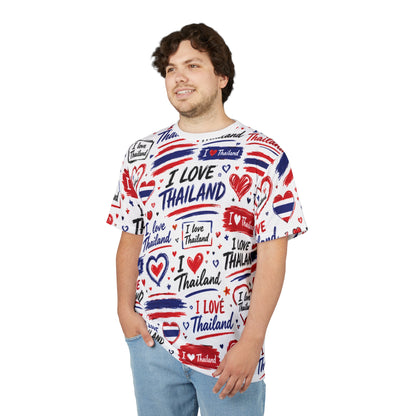 I Love Thailand Unisex Cut & Sew Tee (AOP)