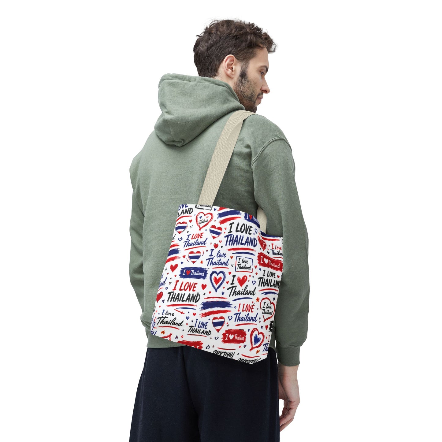 I love Thailand Tote Bag Wide Bottom