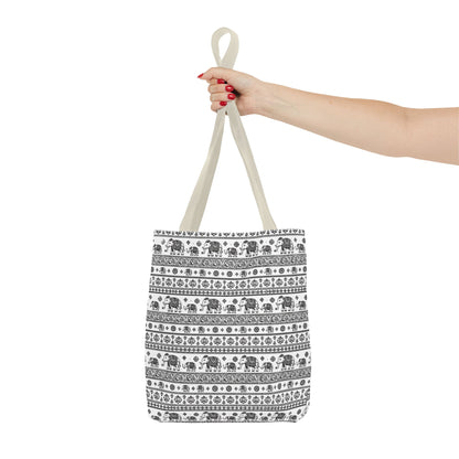 Thai Elephant Tote Bag - Patterned AOP