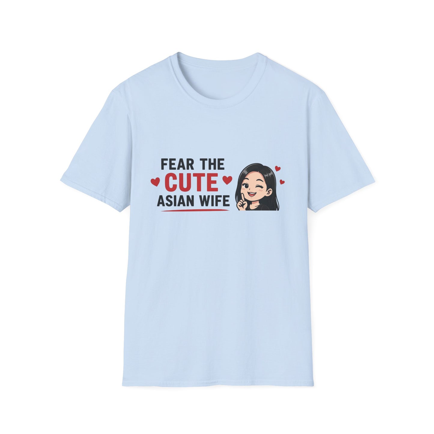 Fear The Cute Asian Wife Softstyle T-Shirt