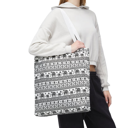 Thai Elephant Tote Bag - Patterned AOP