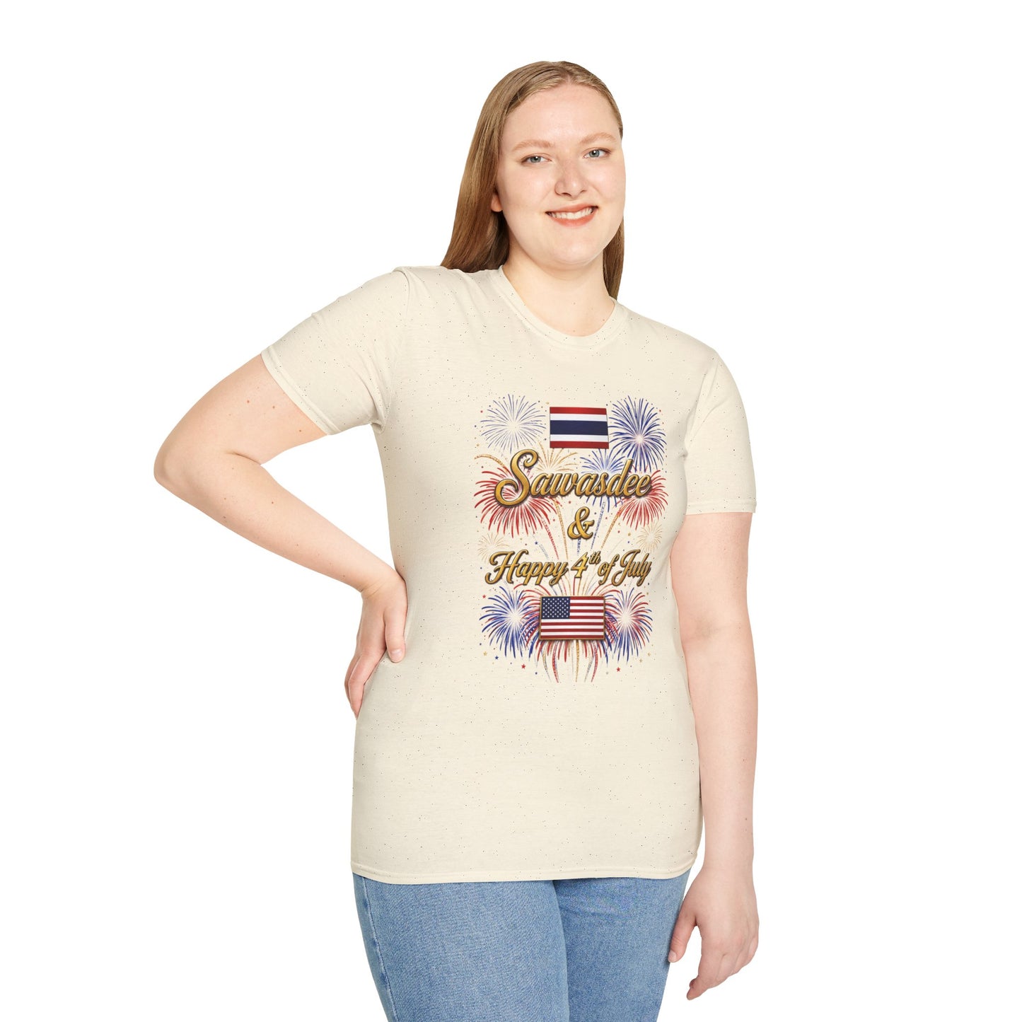 Sawasdee & Happy 4th of July Tee