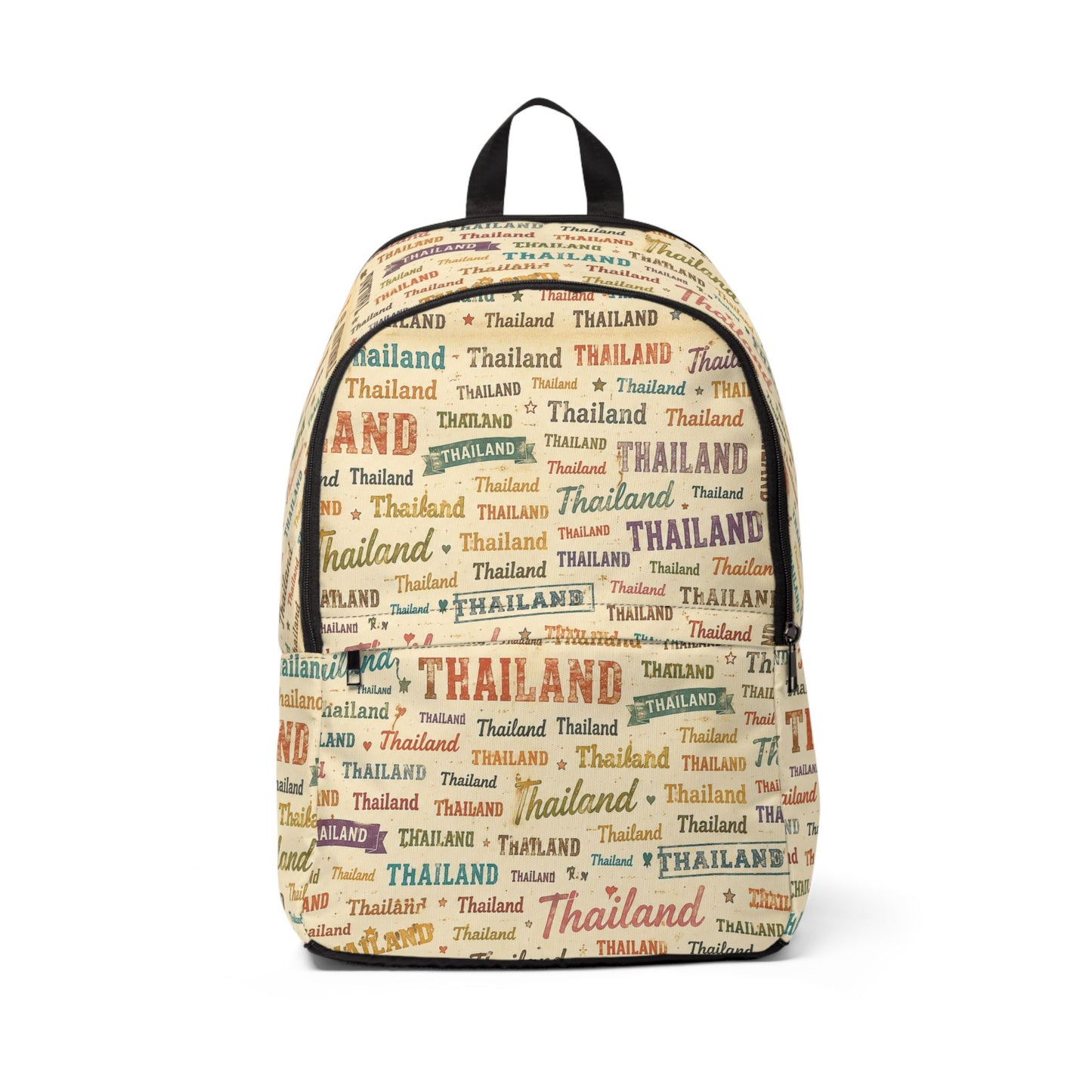 Thailand Pattern Backpack Vintage Travel Print Daypack