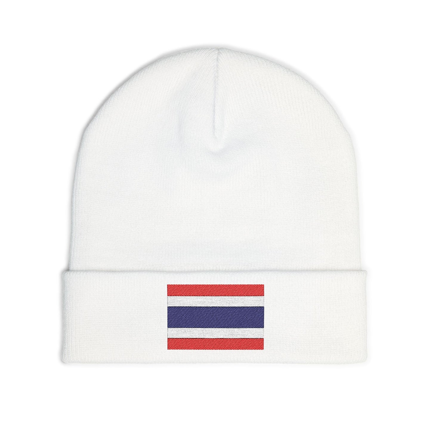 Thailand Flag Knit Beanie (Embroidery)