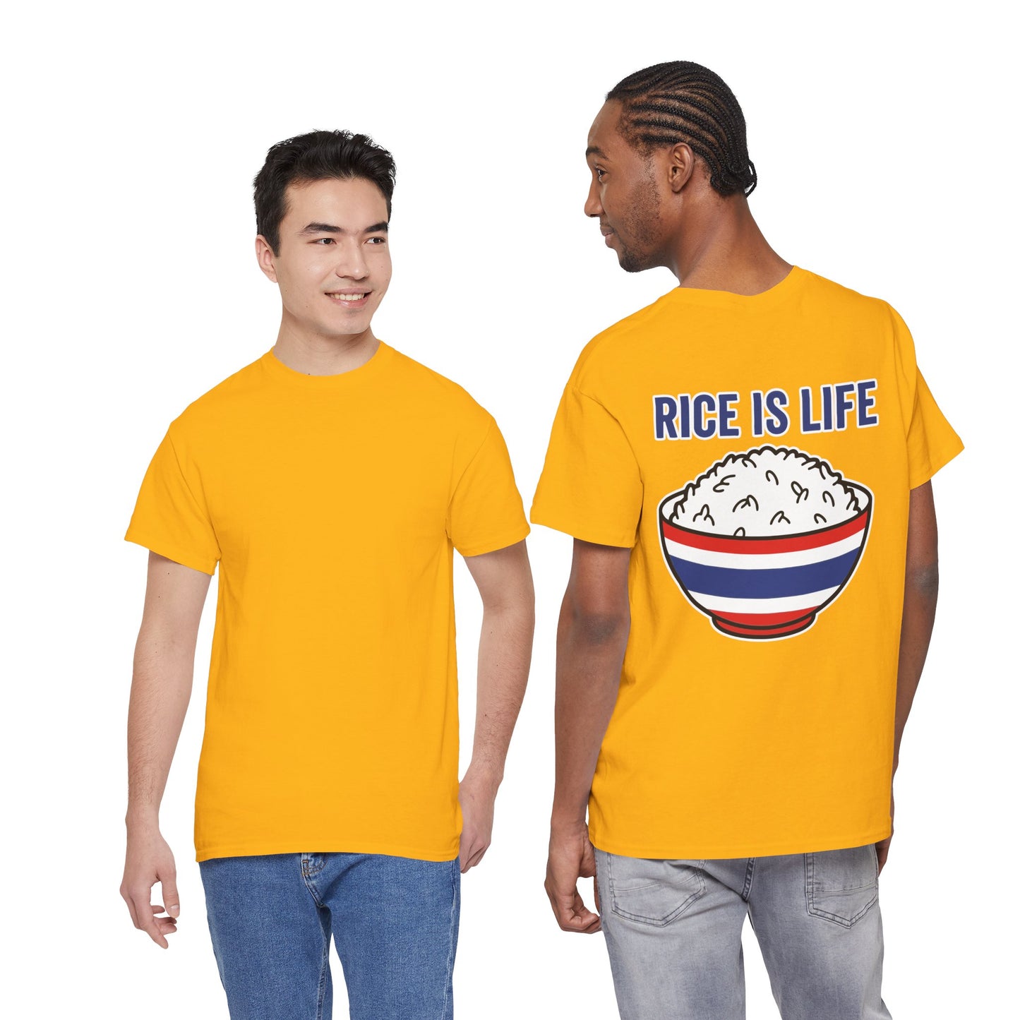 Rice is Life (Back) Heavy Cotton Tee