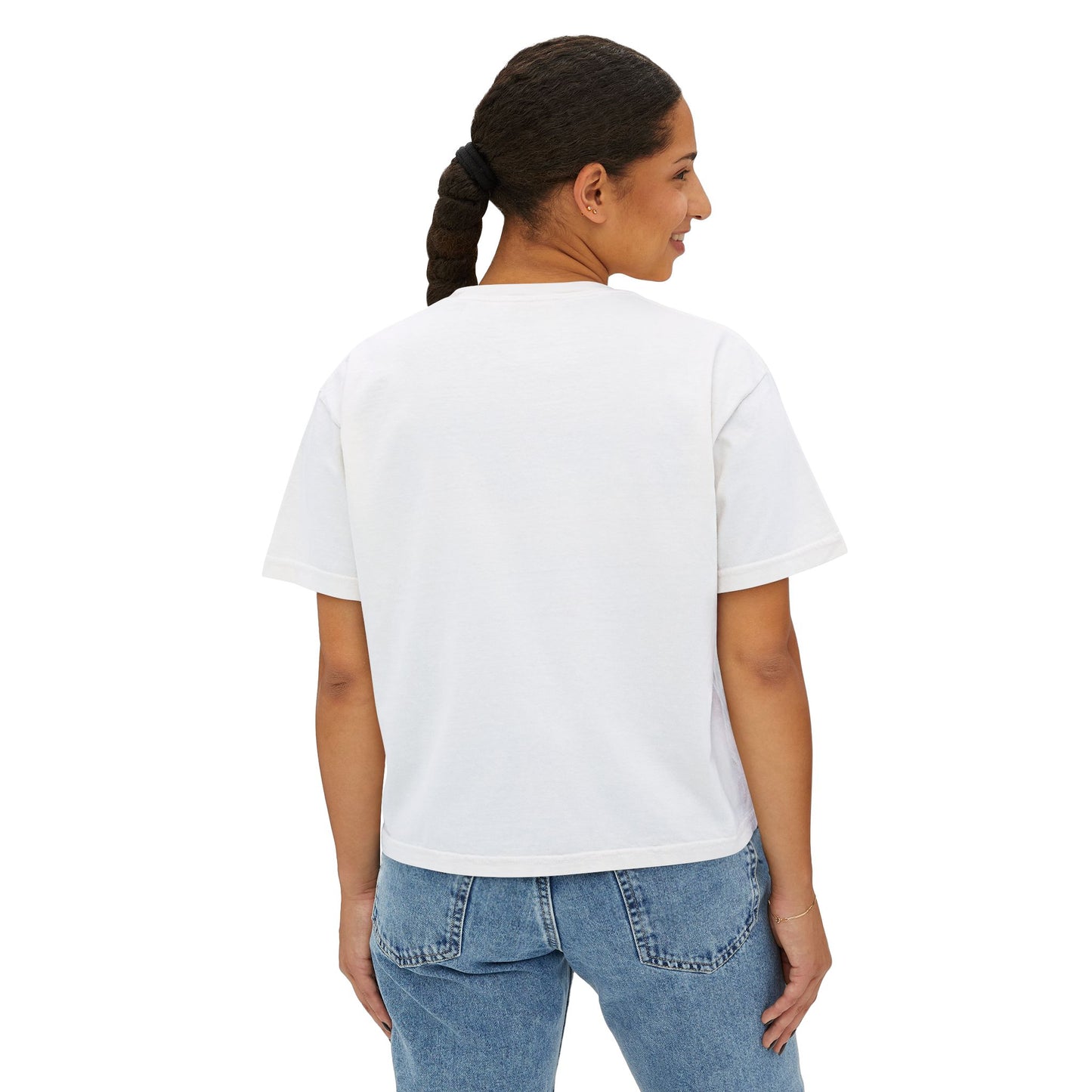 Made in Thailand Living in USA Women's Boxy Tee