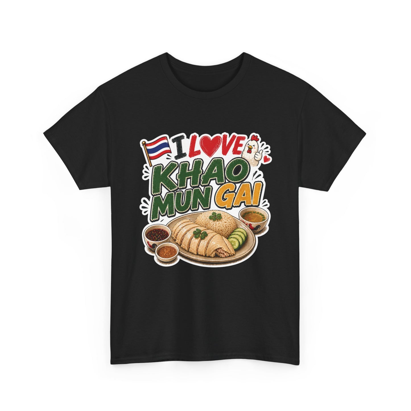 I Love Khao Mun Gai Unisex Tee
