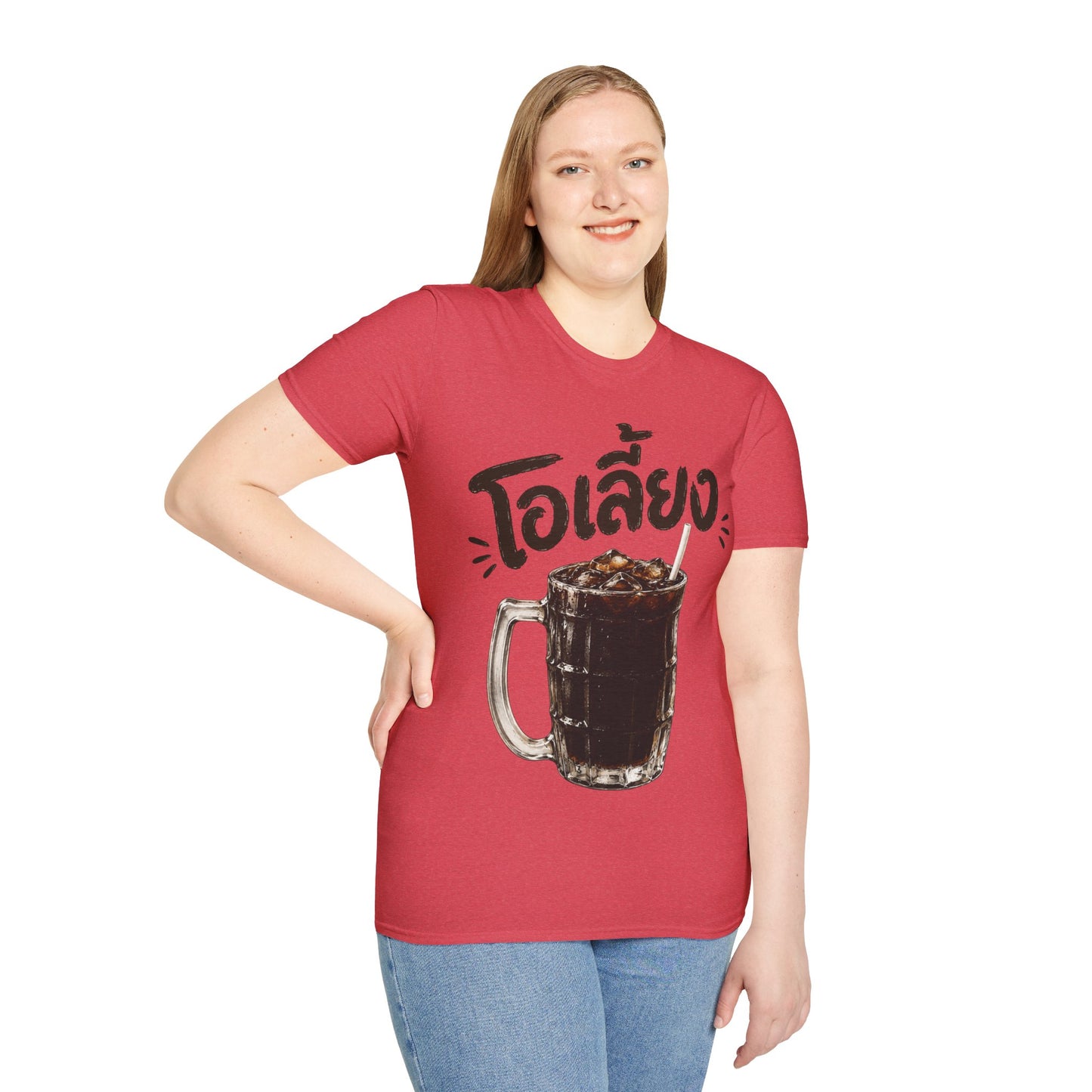 โอเลี้ยง Thai Iced Coffee Unisex SoftStyle Tee
