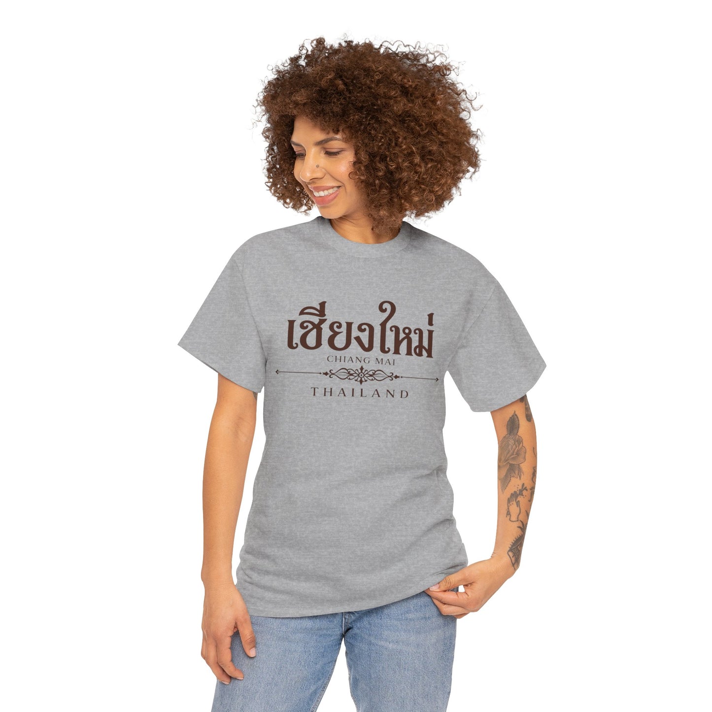 เชียงใหม่ (Chiang Mai) Unisex Heavy Cotton Tee