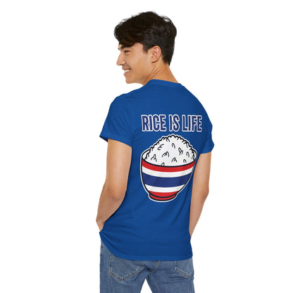 Rice is Life (Back) Heavy Cotton Tee