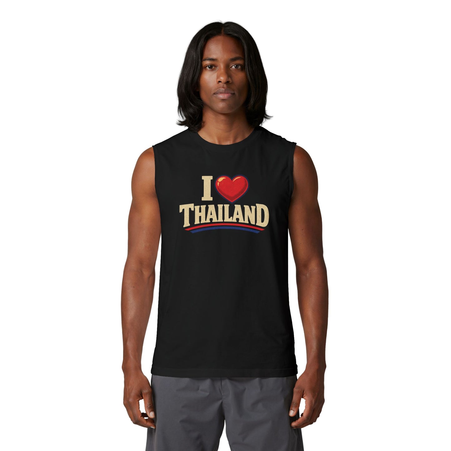 I  Thailand Unisex Muscle Tank Top