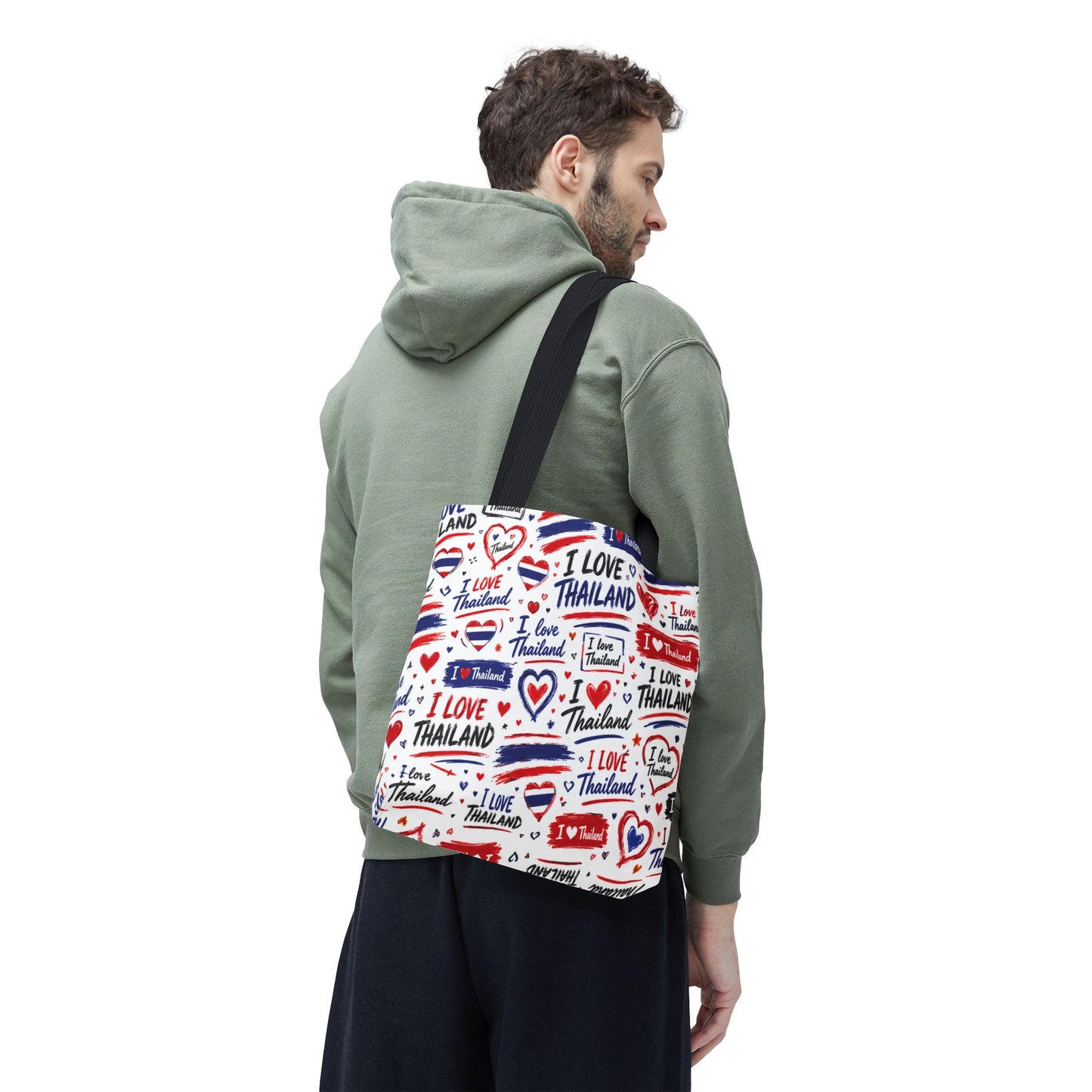 I love Thailand Tote Bag Wide Bottom