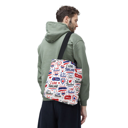 I love Thailand Tote Bag Wide Bottom