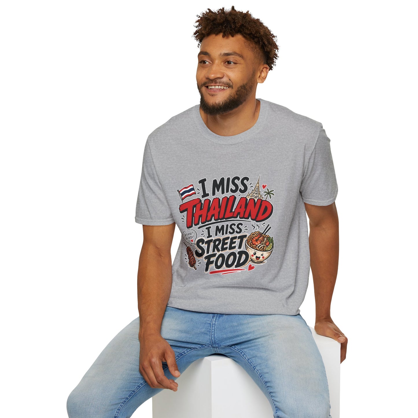 I Miss Thailand I Miss Street Food Unisex SoftStyle Tee