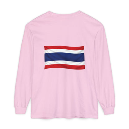 Thailand Flag (back only) Long Sleeve T-Shirt