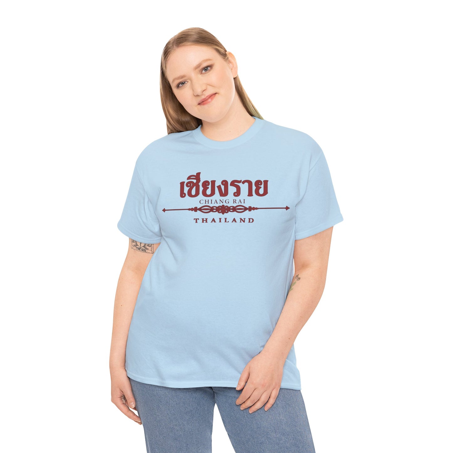 Chiang Rai Thailand Unisex Heavy Cotton Tee