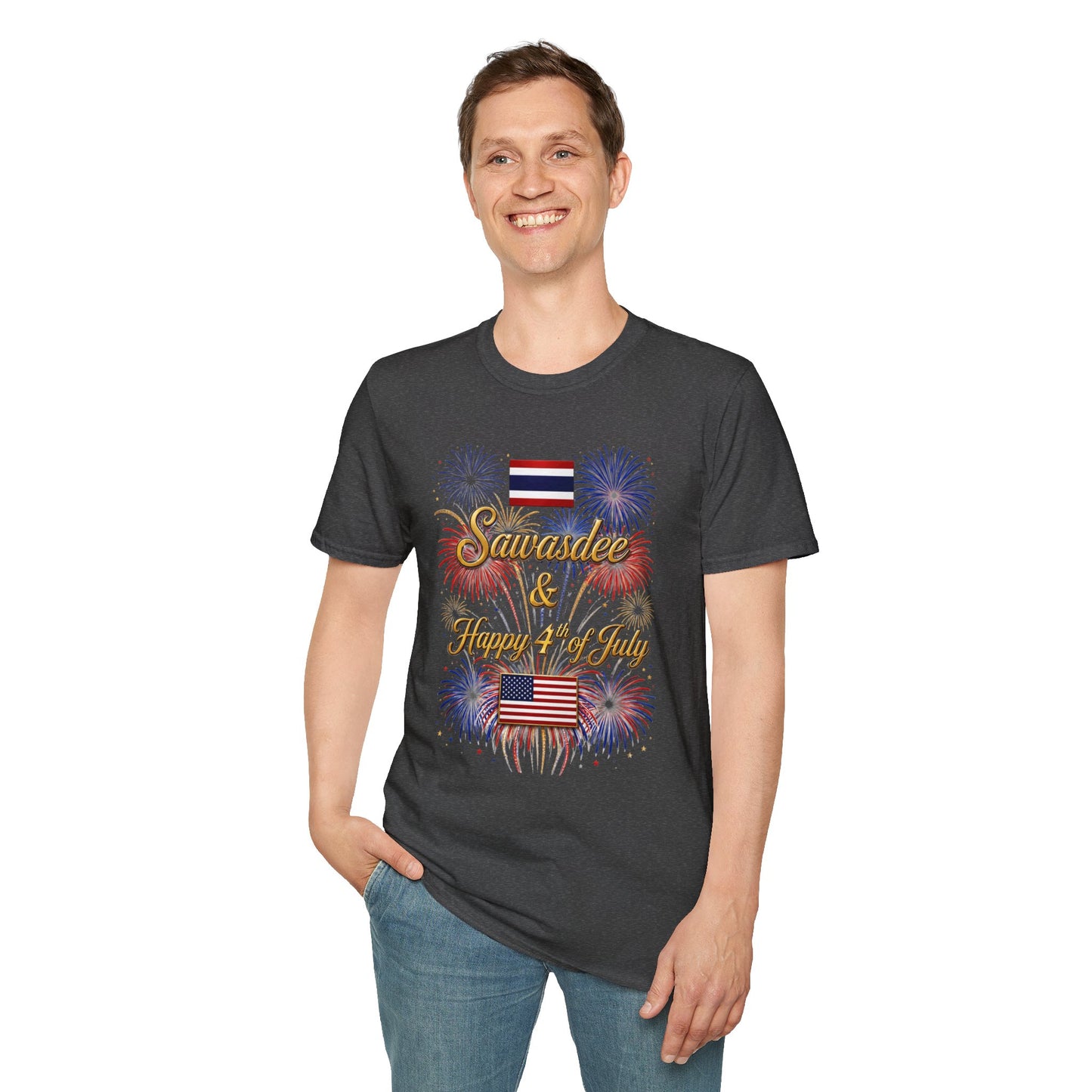 Sawasdee & Happy 4th of July Tee