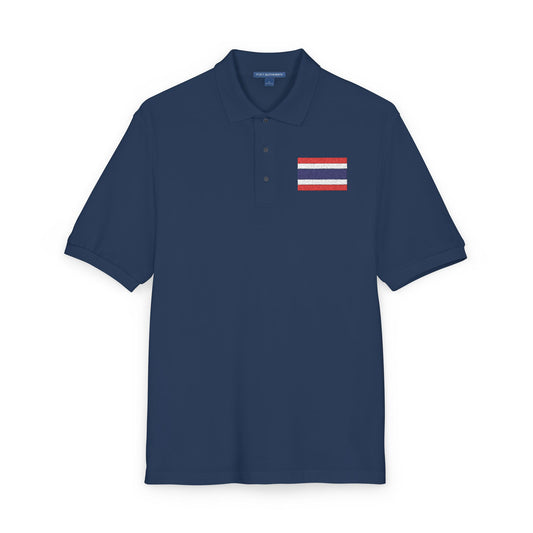 Thailand Flag Polo Shirt (Embroidery)
