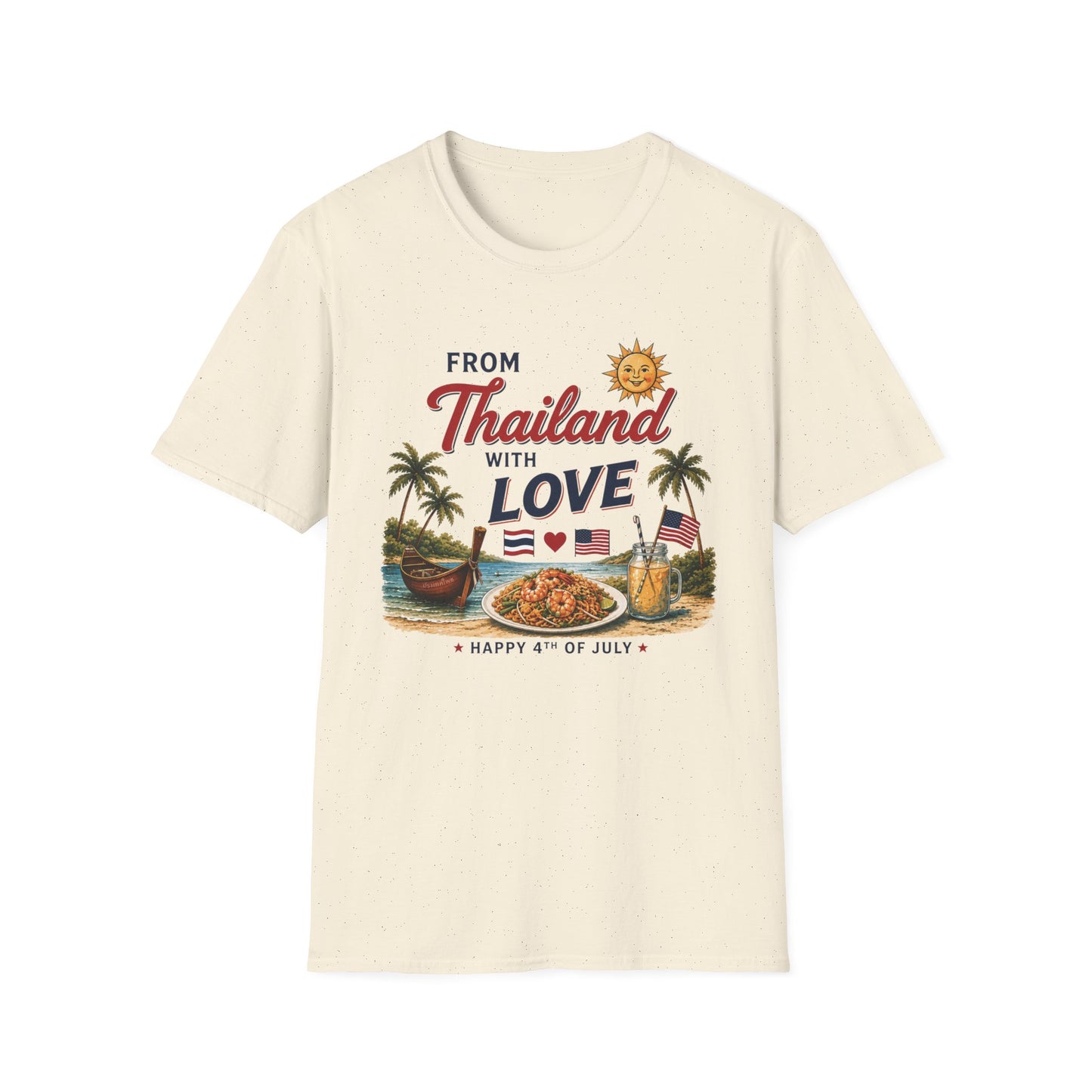 From Thailand With Love. 4th of July Unisex Tee