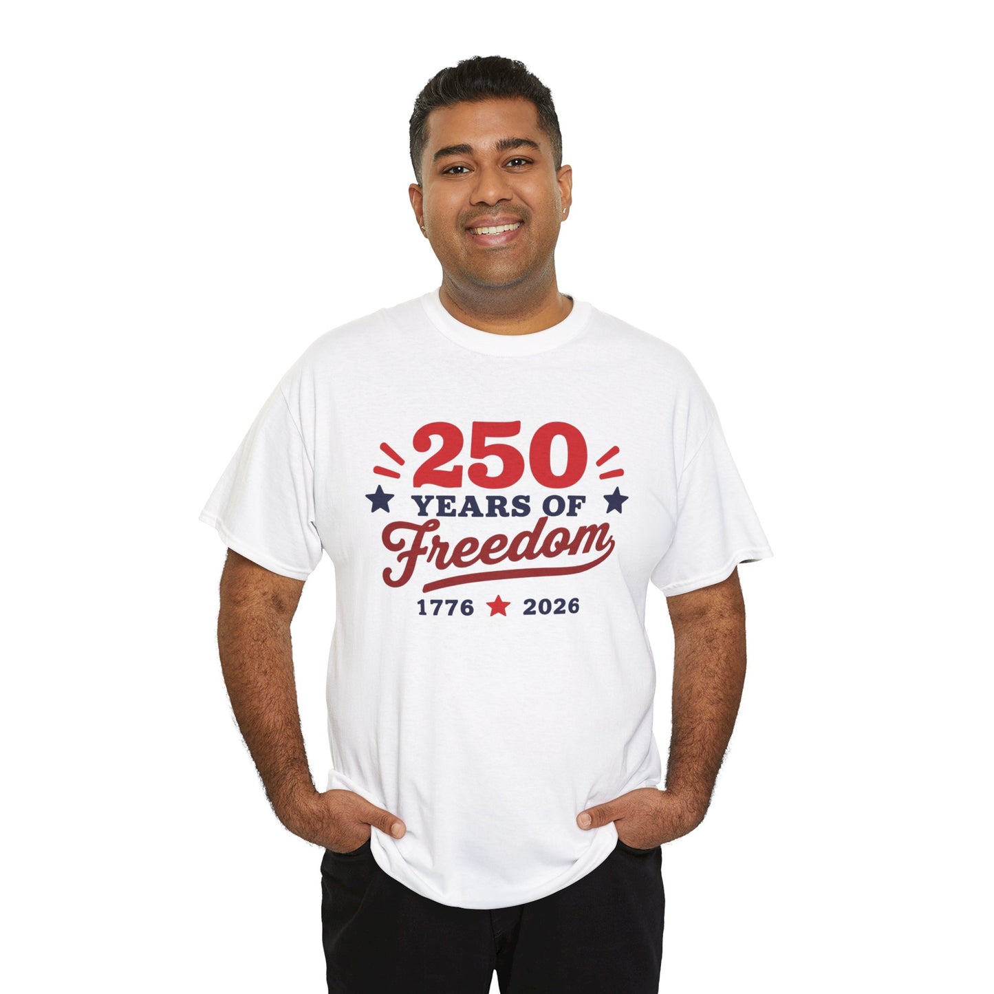 250 Years of Freedom 1776–2026 Unisex Tee