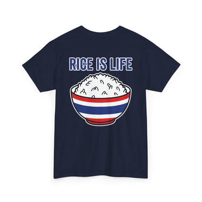 Rice is Life (Back) Heavy Cotton Tee