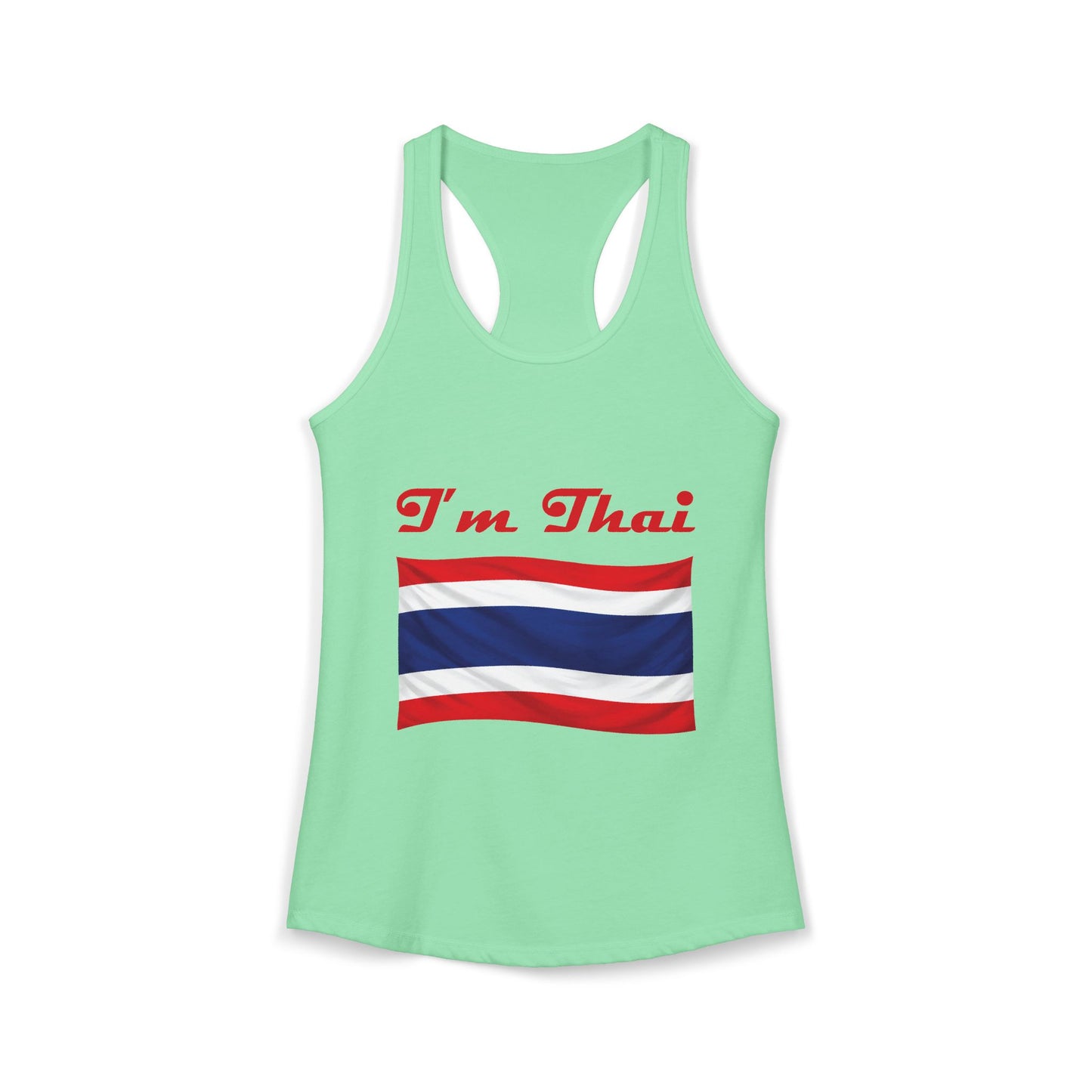 I'm Thai, of course I eat durian Women's Ideal Racerback Tank