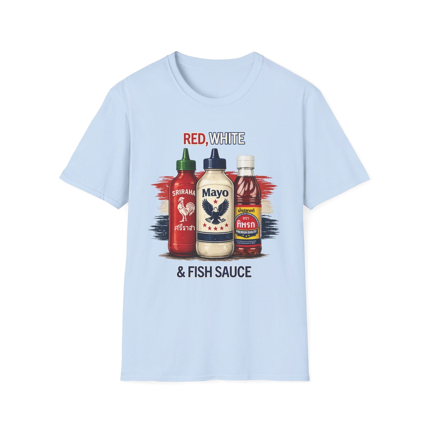 Red, White & Fish Sauce Unisex SoftStyle Tee