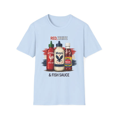 Red, White & Fish Sauce Unisex SoftStyle Tee