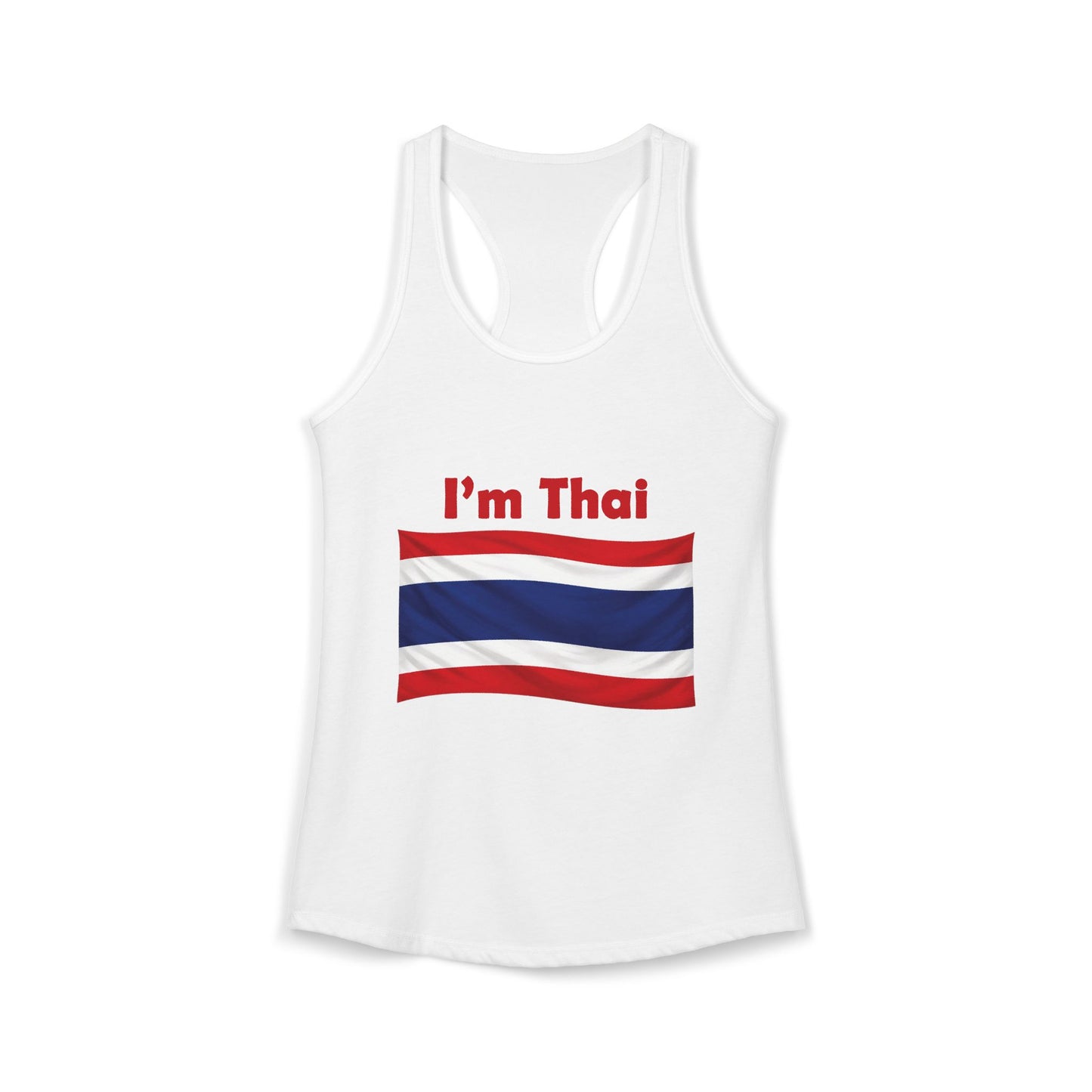 I'm Thai, of course I eat durian Women's Ideal Racerback Tank