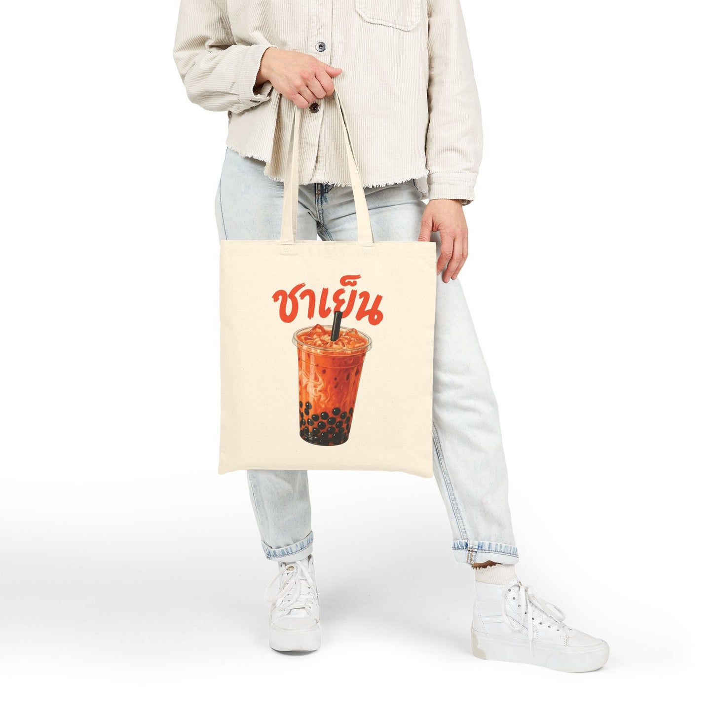 ชาเย็น Thai Boba Milk Tea Tote Bag