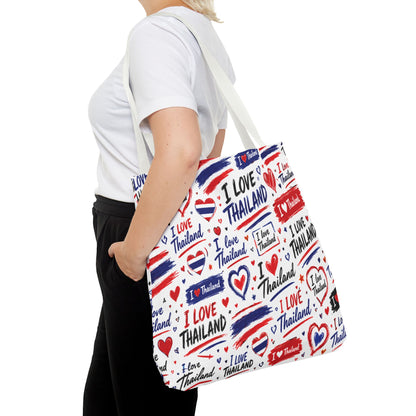 I love Thailand Tote Bag Wide Bottom