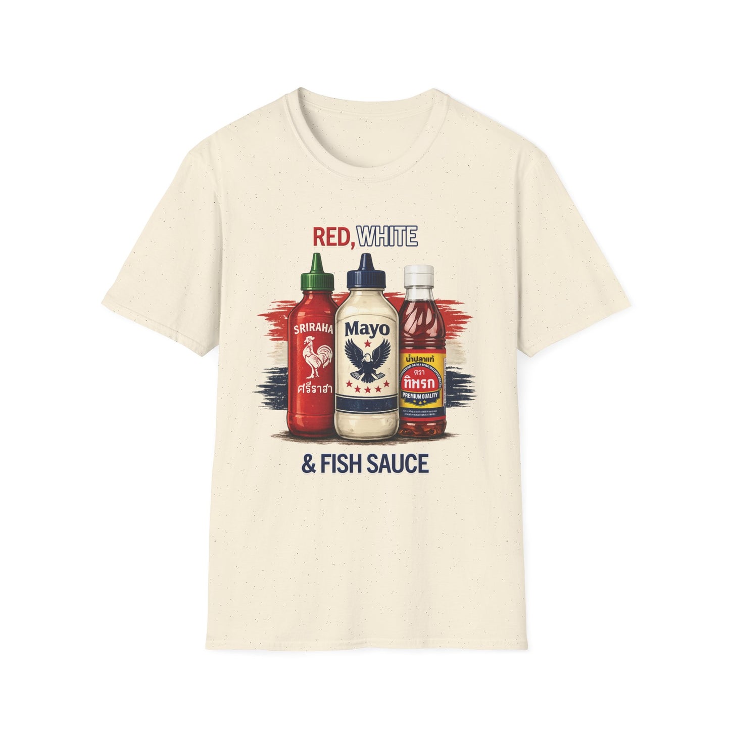 Red, White & Fish Sauce Unisex SoftStyle Tee