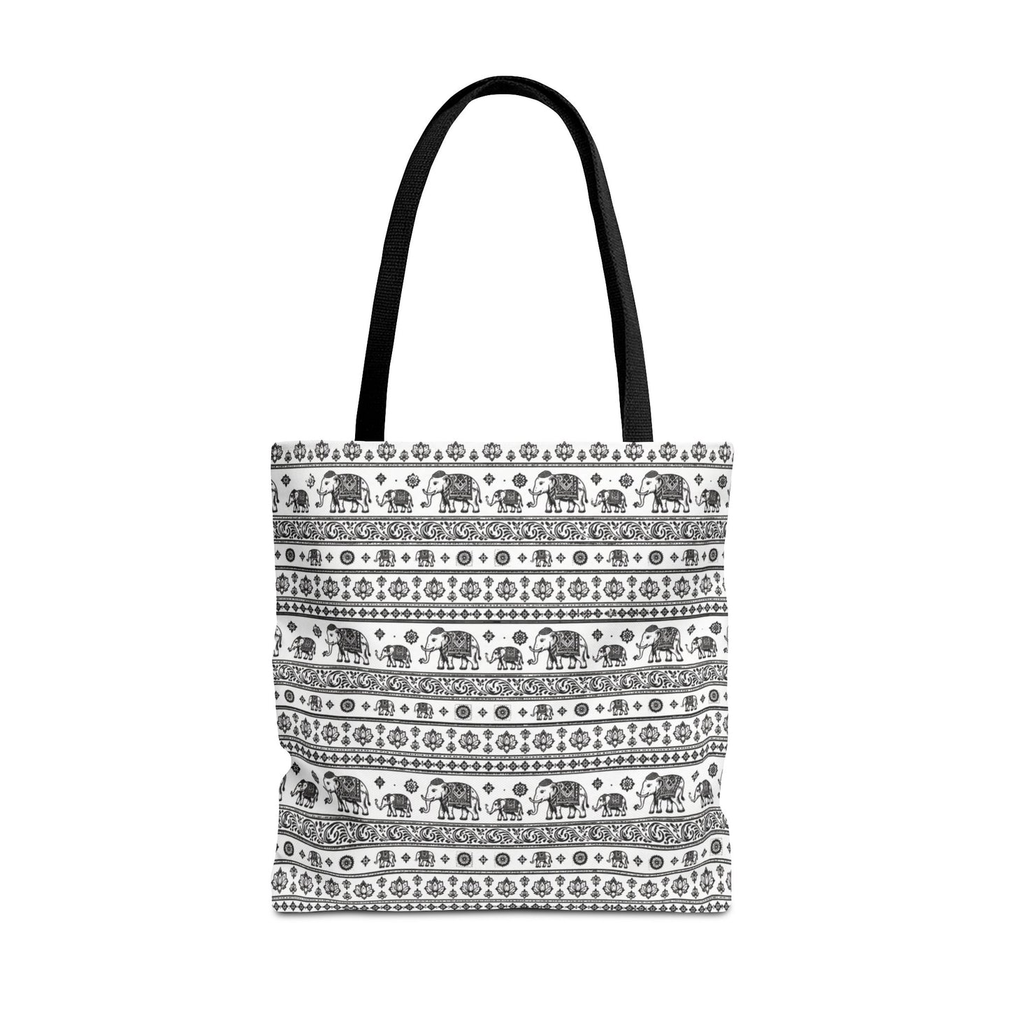 Thai Elephant Tote Bag - Patterned AOP