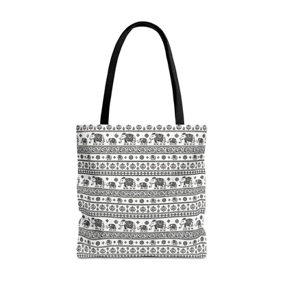 Thai Elephant Tote Bag - Patterned AOP