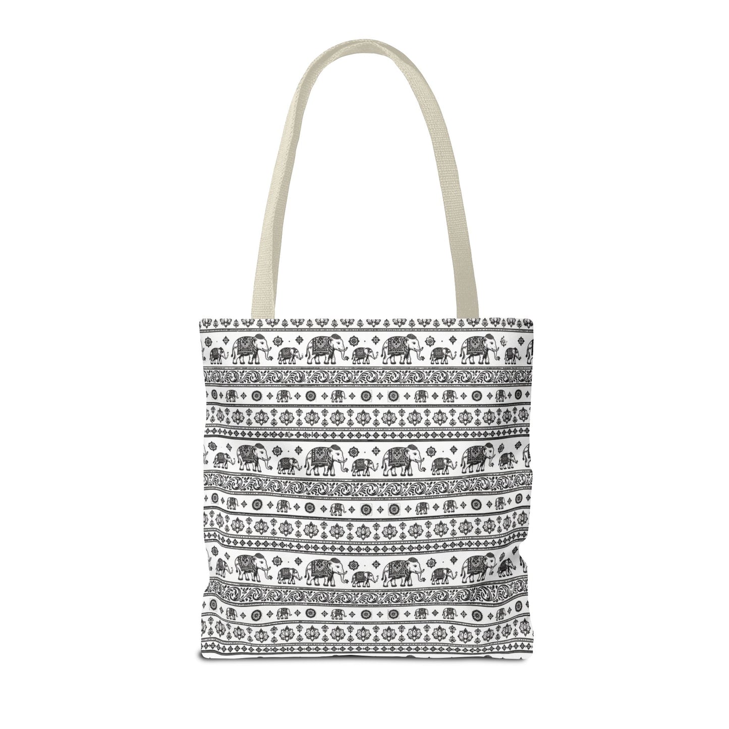 Thai Elephant Tote Bag - Patterned AOP
