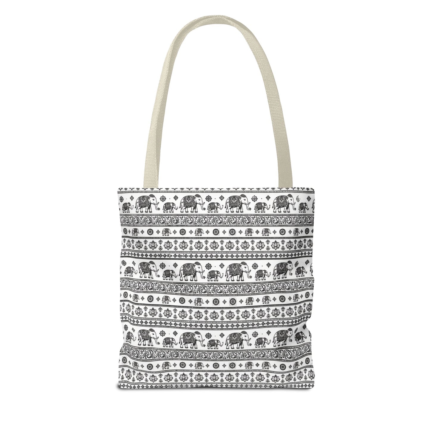 Thai Elephant Tote Bag - Patterned AOP