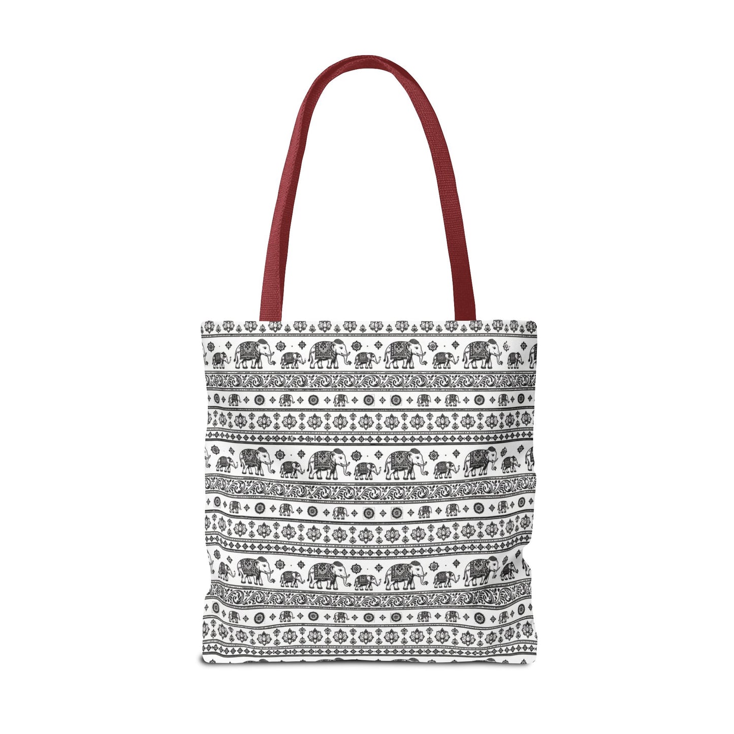 Thai Elephant Tote Bag - Patterned AOP