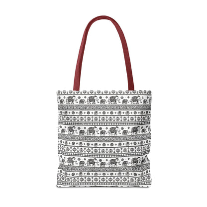 Thai Elephant Tote Bag - Patterned AOP