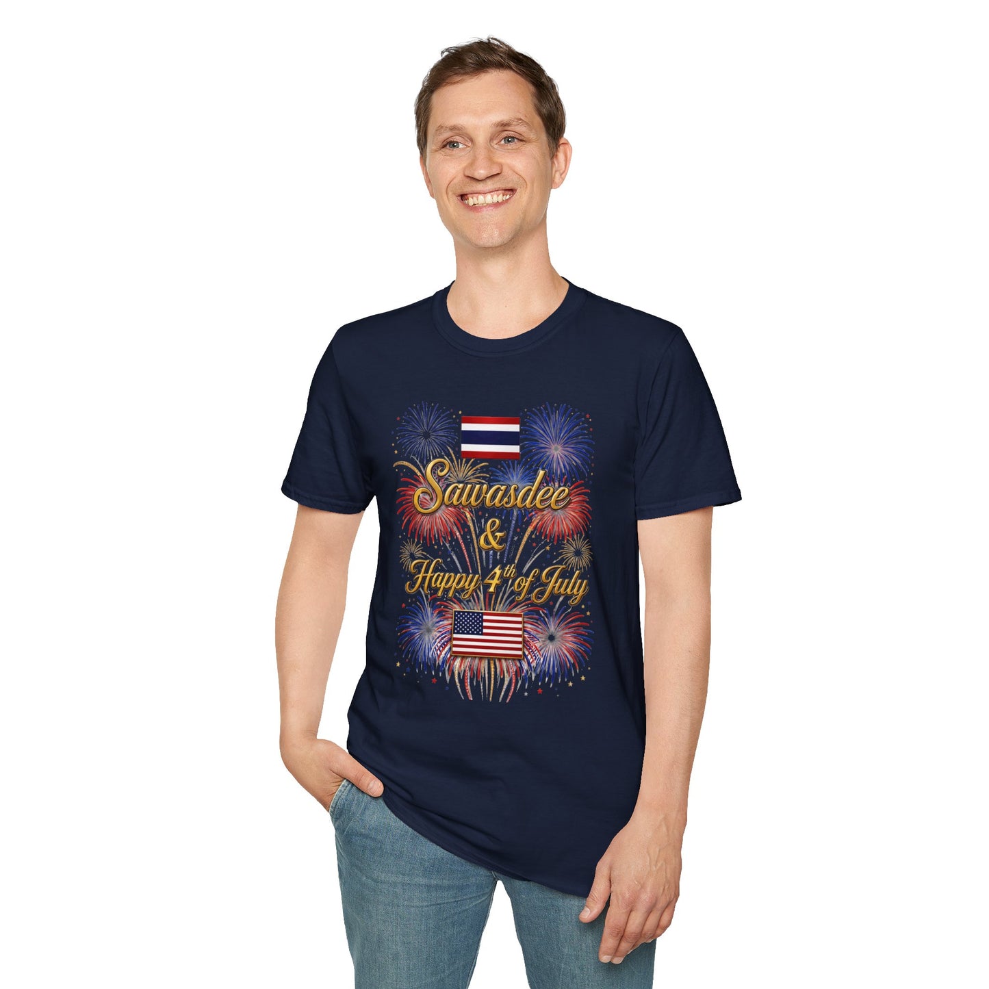 Sawasdee & Happy 4th of July Tee