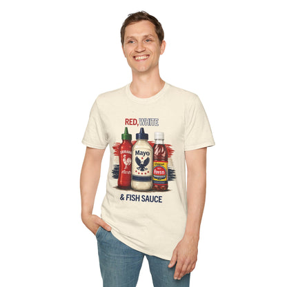 Red, White & Fish Sauce Unisex SoftStyle Tee