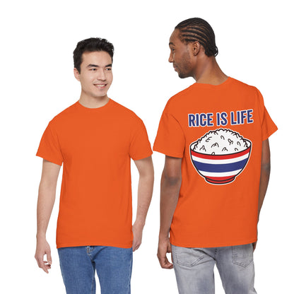 Rice is Life (Back) Heavy Cotton Tee